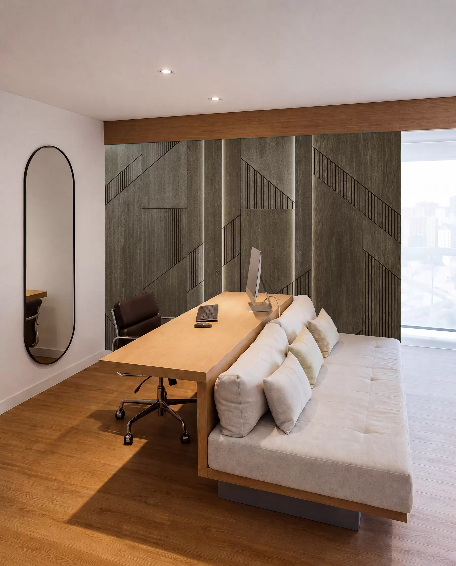 wall murals Wood panel u97555