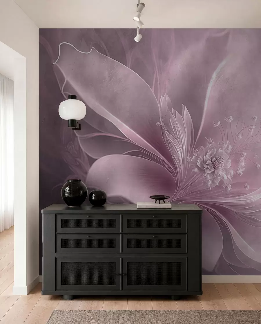 peintures murales Une fleur très délicate aux couleurs roses u93944v2
