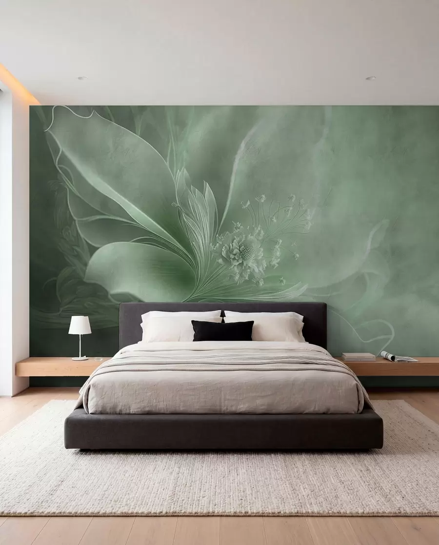 murales Velo de pétalos salvia u93944v3