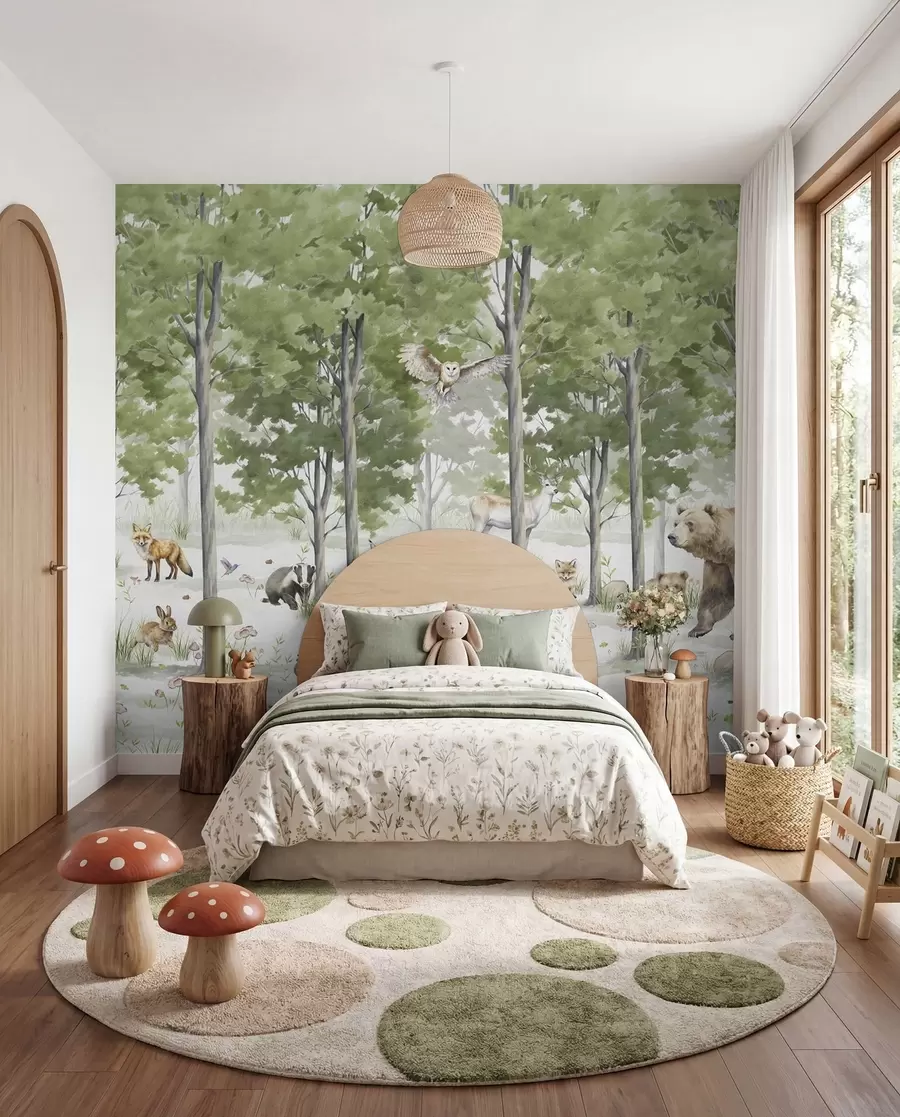 peintures murales Amis des bois u97741