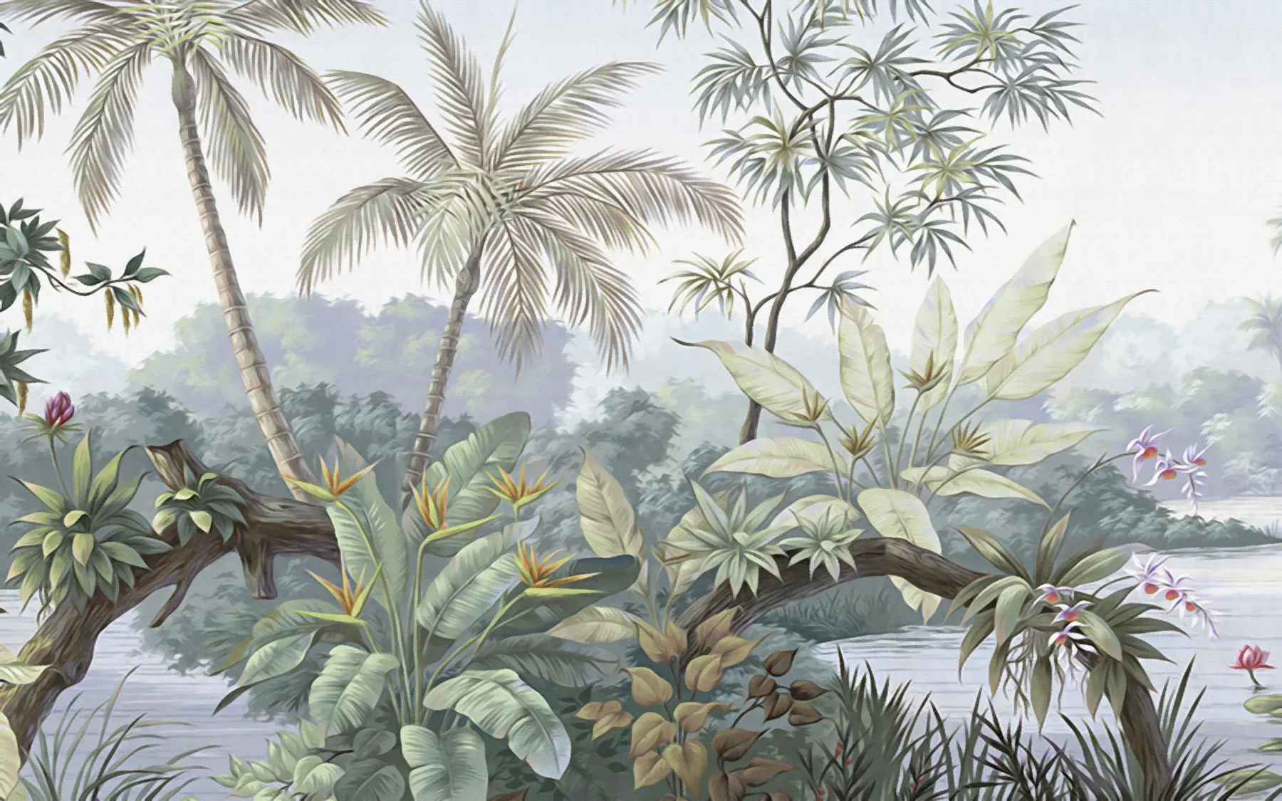 peintures murales Tropiques sur les îles u15442