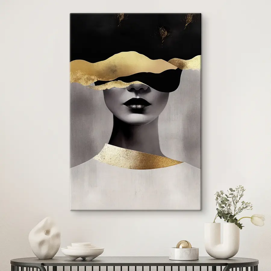 wall murals Mystical beauty in abstract form s36199