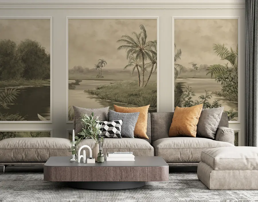 Wall Mural Photo Wallpaper Landscape molding u98243