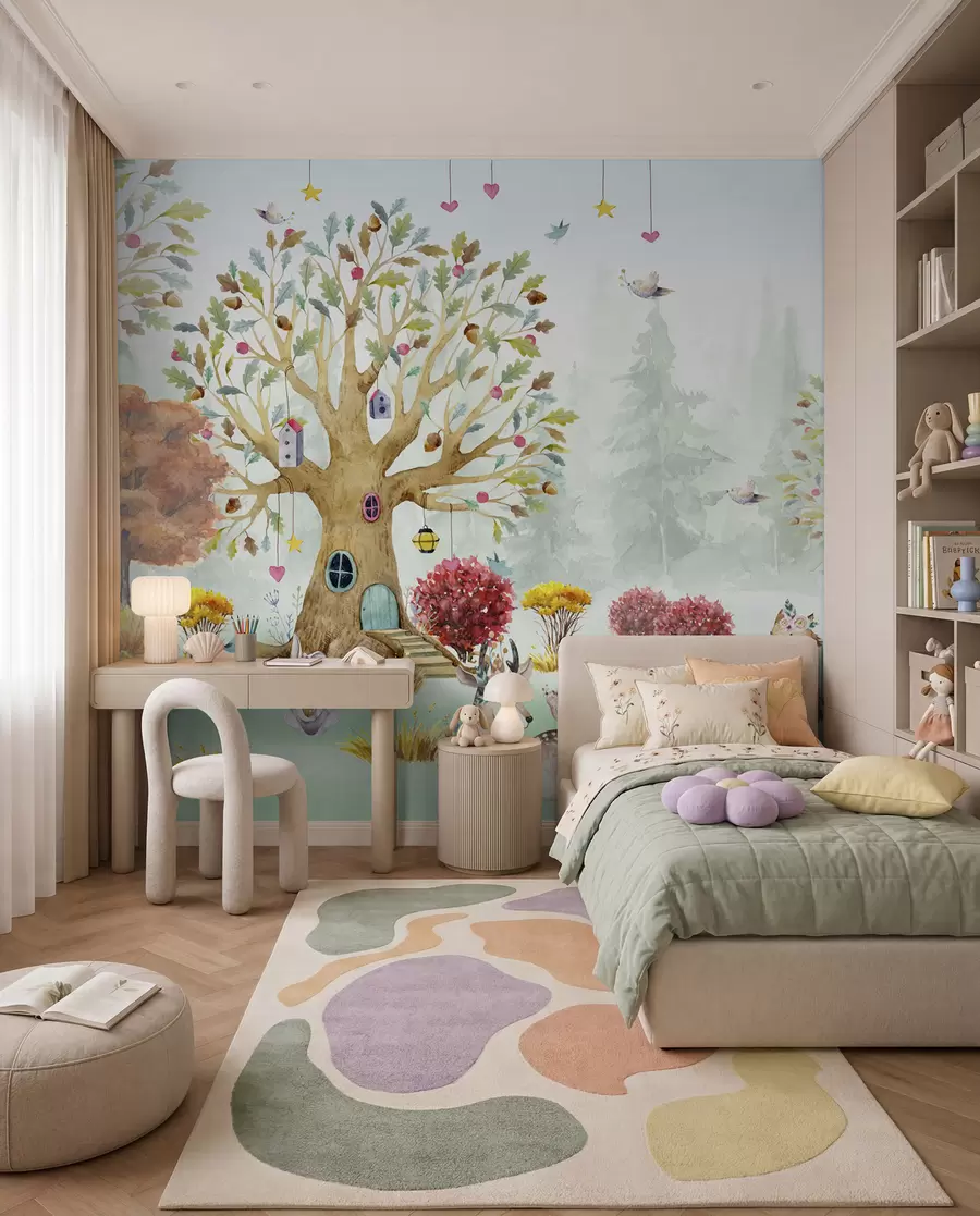 murales Bosque con animales u98499