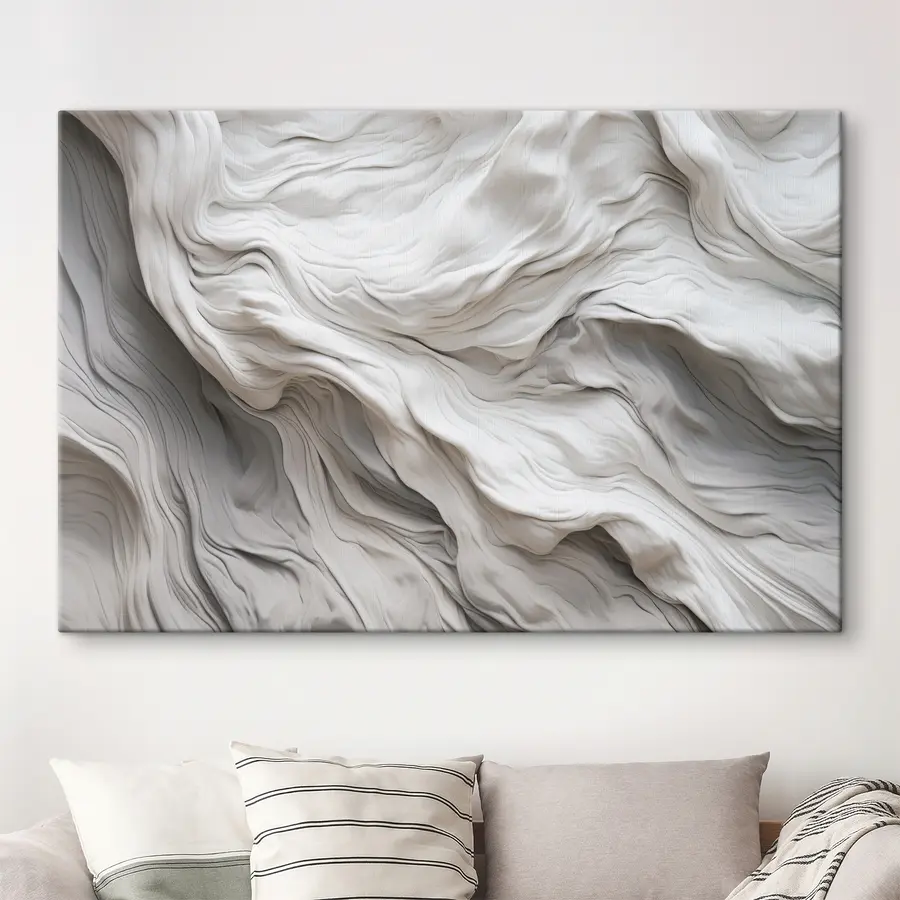 murales Texturas suaves y fluidas en tonos monocromos s36032