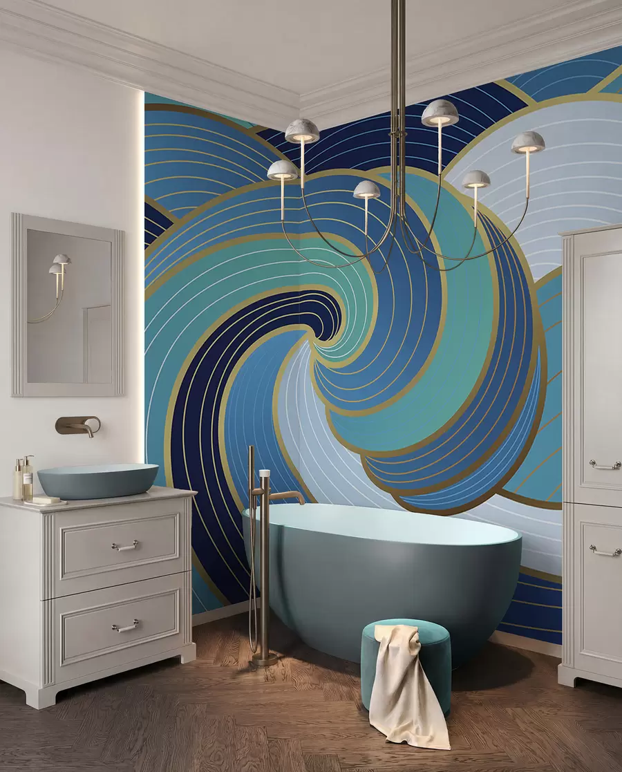 Wall Mural Photo Wallpaper Eastern waves u98590