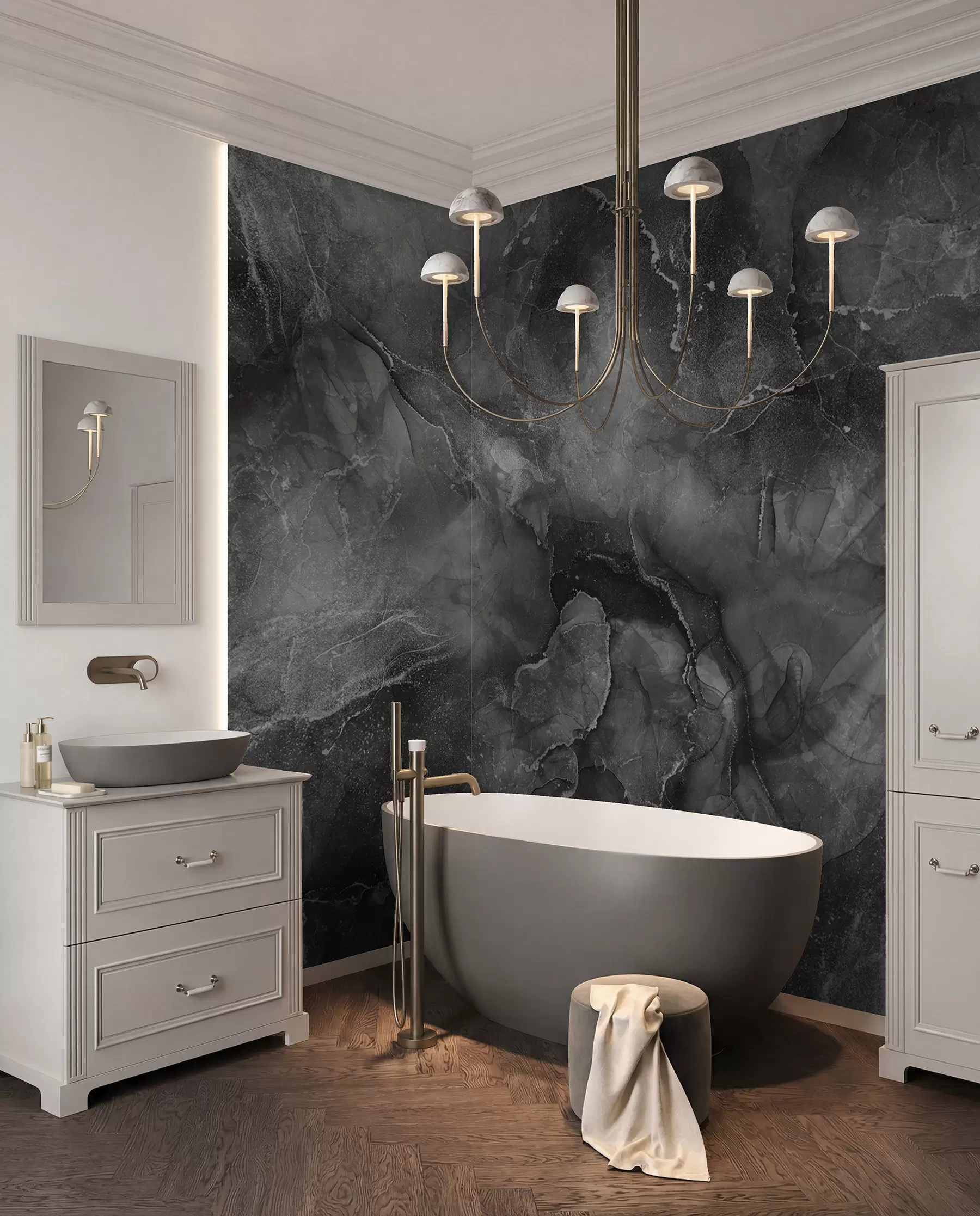 wall murals gray stone u98415