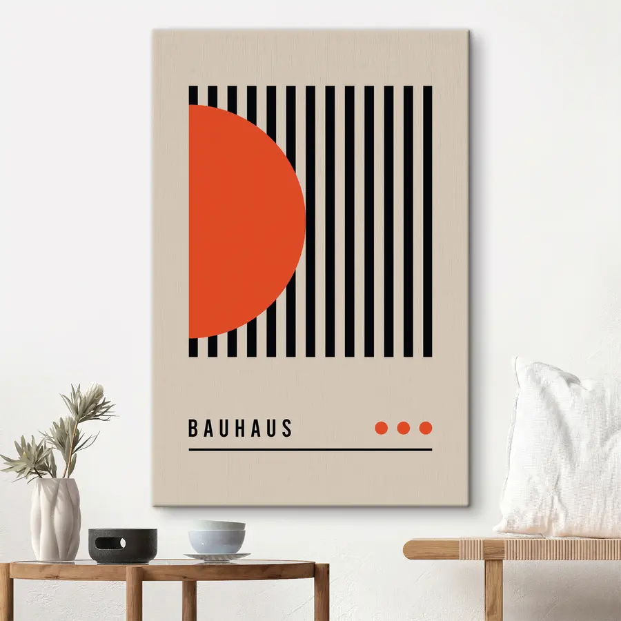 murales Diseño artístico geométrico inspirado en la Bauhaus s36152