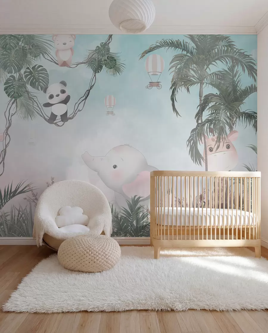 murales Simpáticos animales para la habitación de los niños u98167