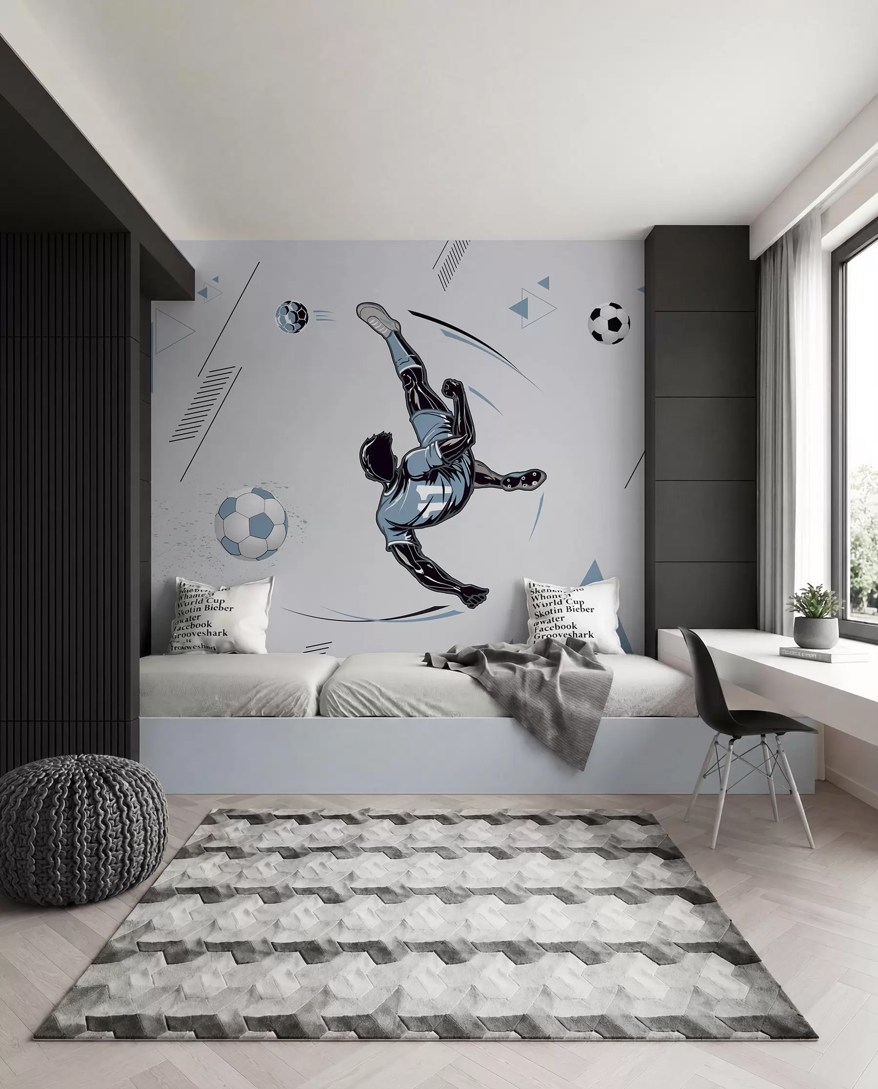 peintures murales Retourné acrobatique u98736