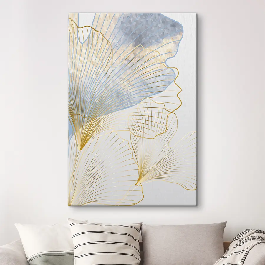 wall murals Elegant lines and soft hues combined s36487