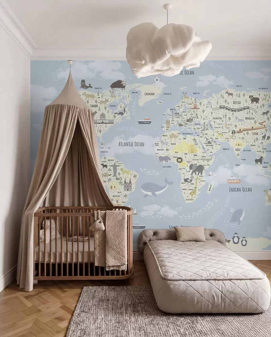 wall murals Little Wonders Atlas u96587
