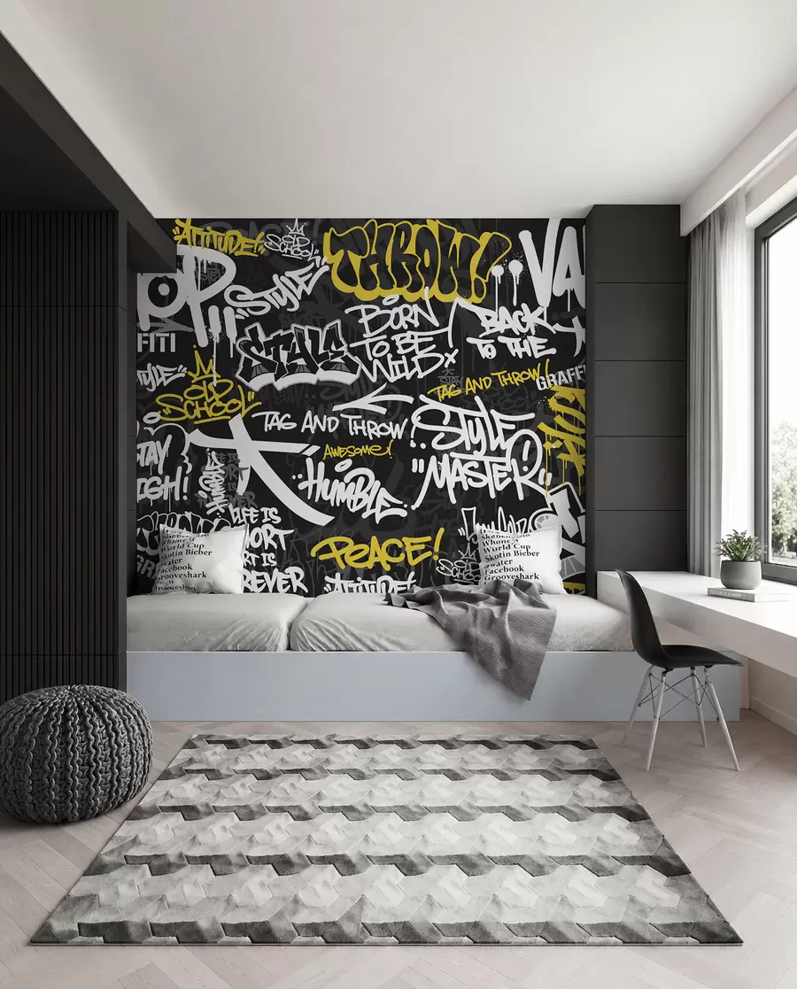 peintures murales Rythme graffiti urbain u98895