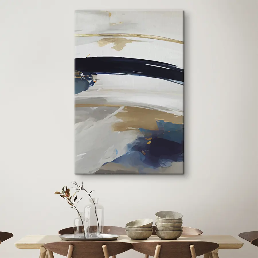 murales Ondas abstractas en colores suaves s36620