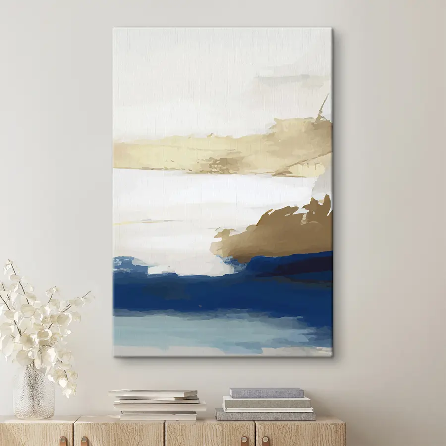 murales Serenidad plasmada en pinceladas abstractas s36622