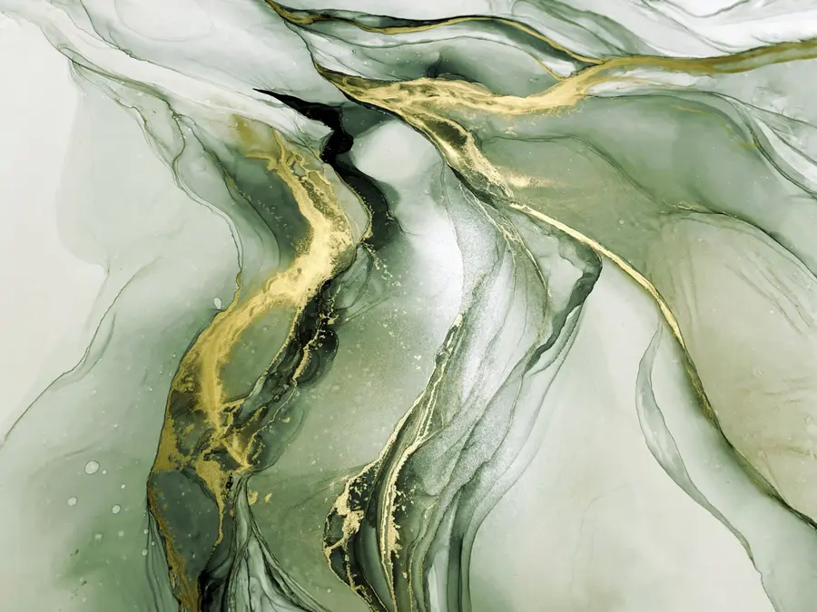 wall murals Green marble u18250v2