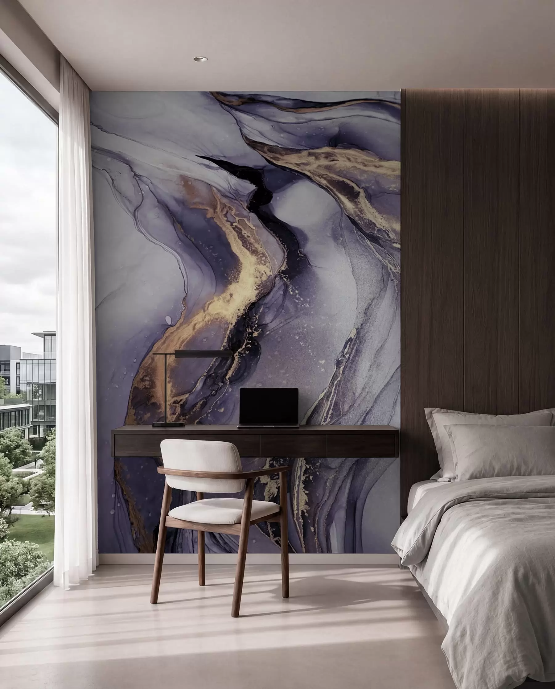murales Mármol violeta u18250v4