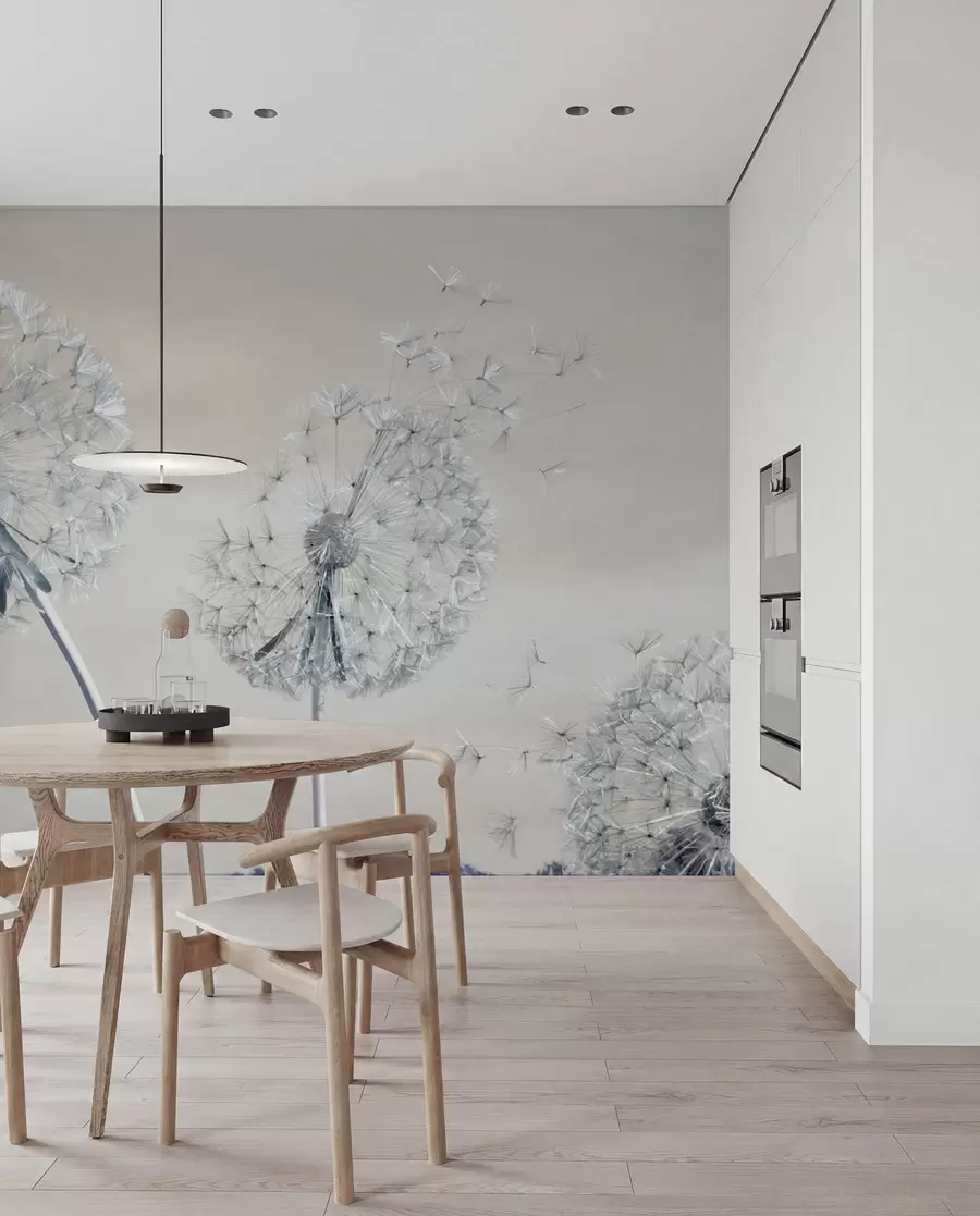 wall murals Large dandelions u44628v1