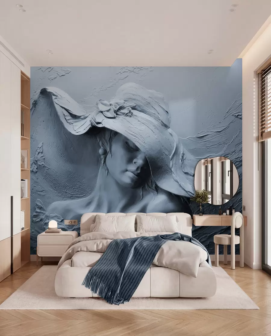 Wall Mural Photo Wallpaper Woman in a hat 3D u62592v2