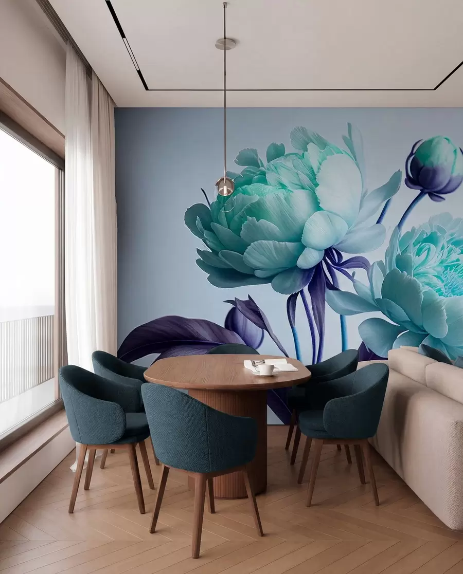 wall murals watercolor flowers u70658v1