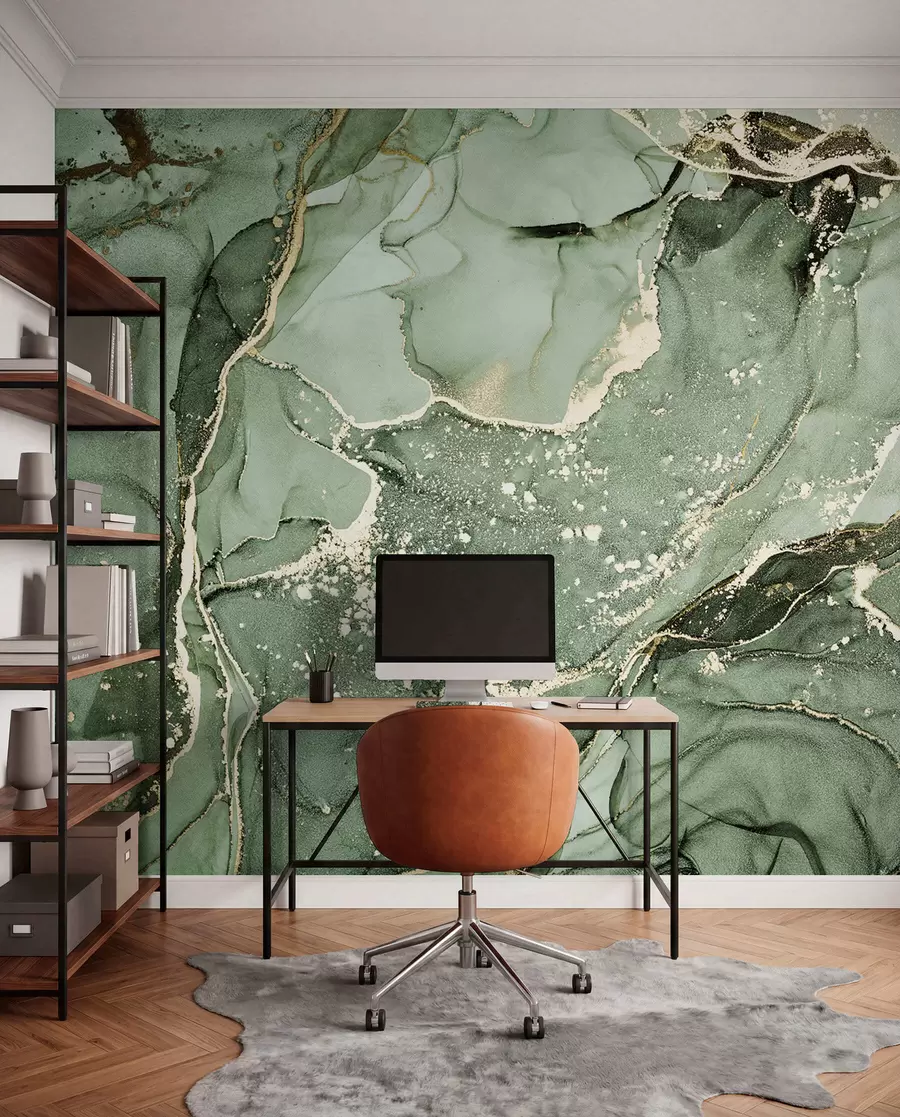 wall murals Green marble u93578v2