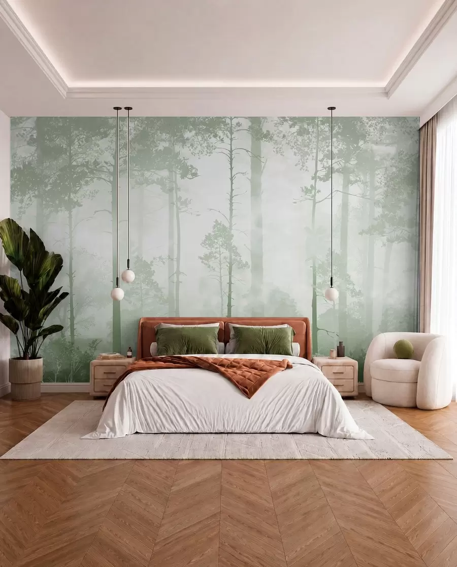 wall murals Sage Forest Veil u94439v2