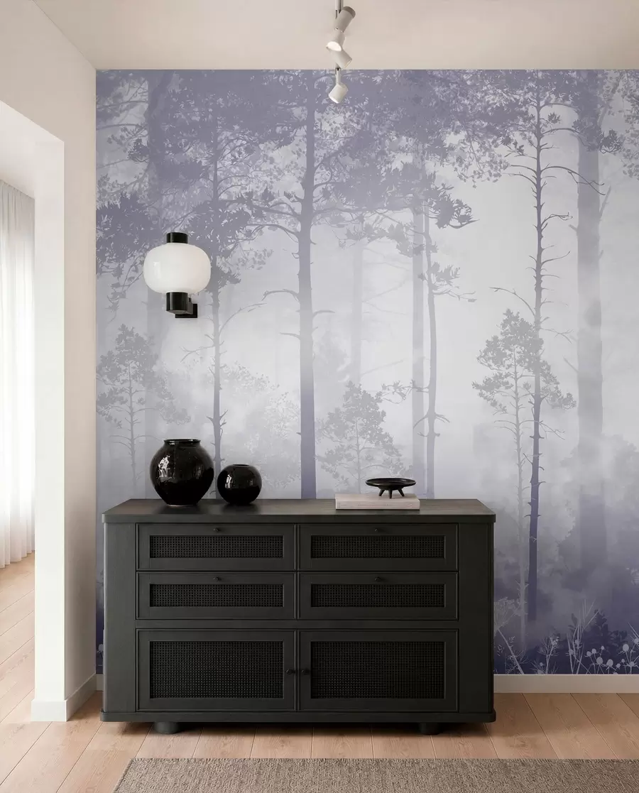 wall murals Lilac Forest Veil u94439v4