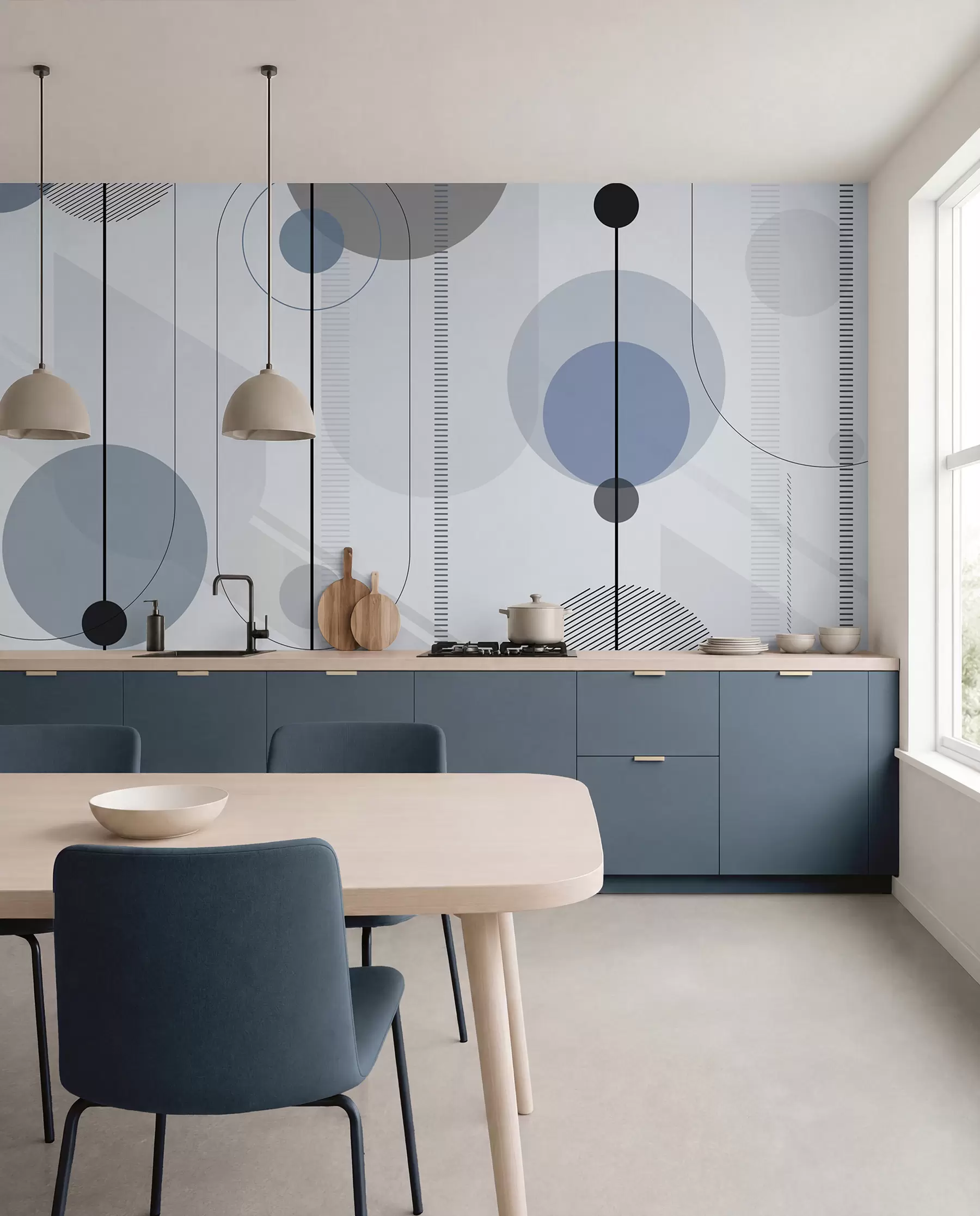 Wall Mural Photo Wallpaper Geometric abstraction u95379v1