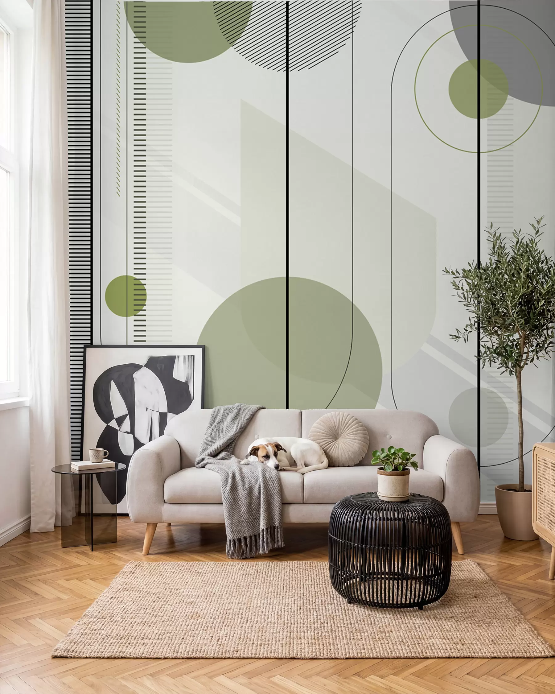 wall murals Geometric abstraction u95379v3
