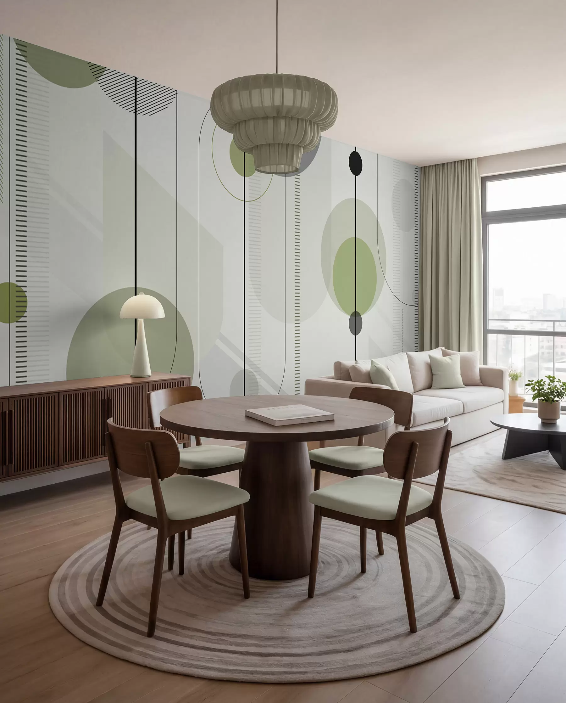 wall murals Geometric abstraction u95379v3