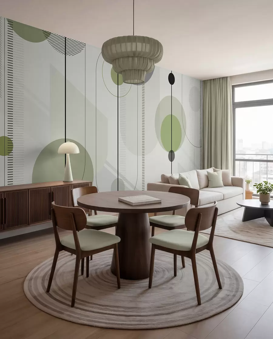 wall murals Geometric abstraction u95379v3