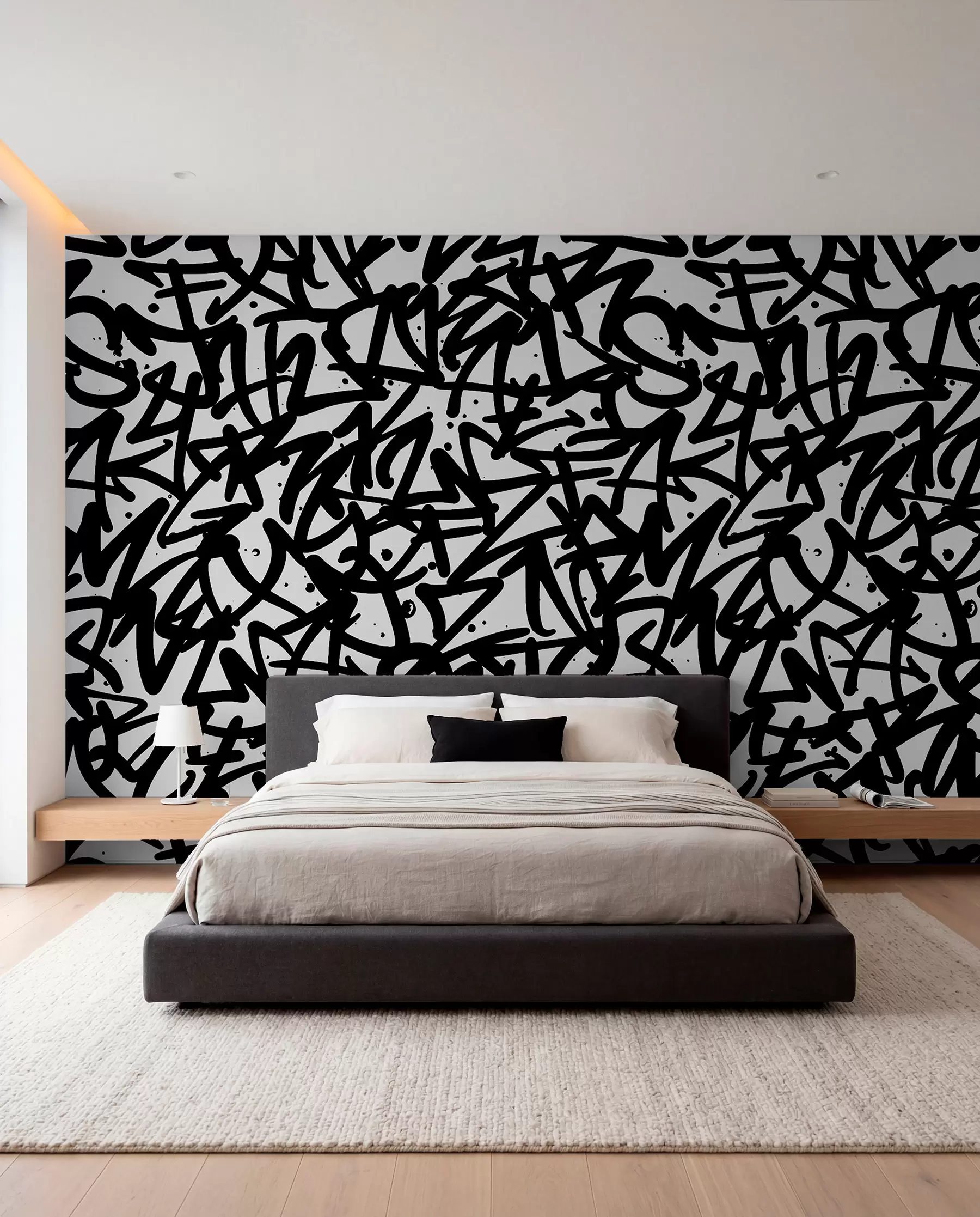 murales Graffiti Emotions: Negro u99087v3