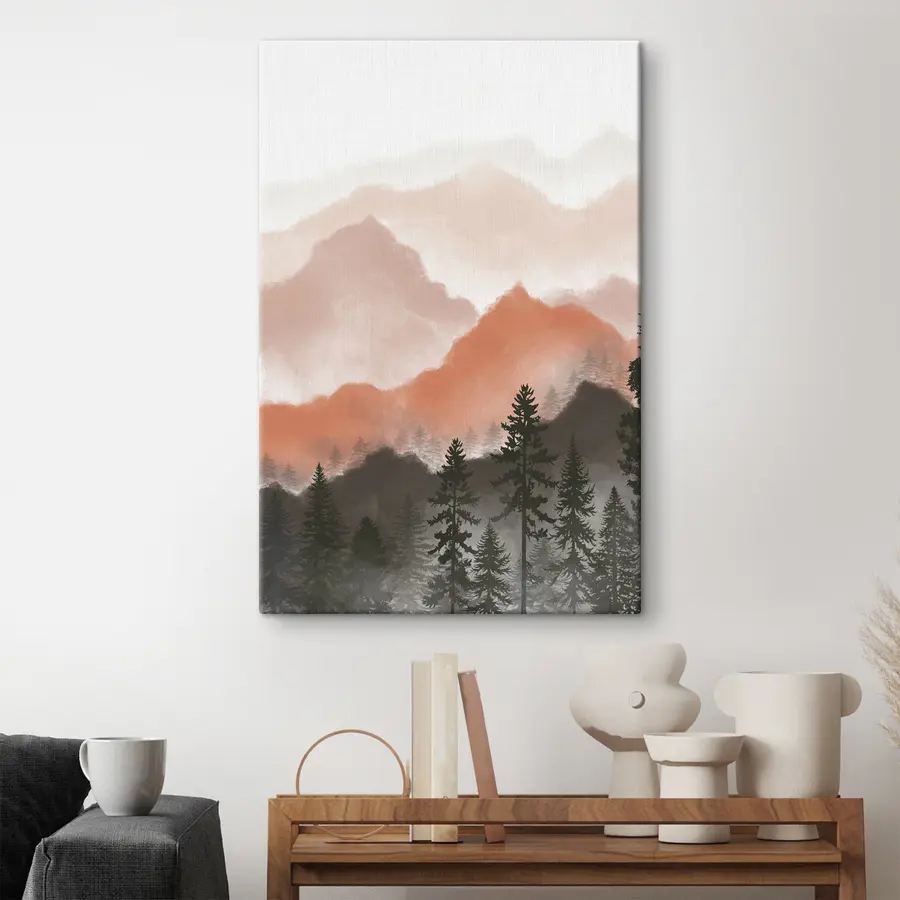 murales Montañas serenas bajo tonos suaves s36607v2