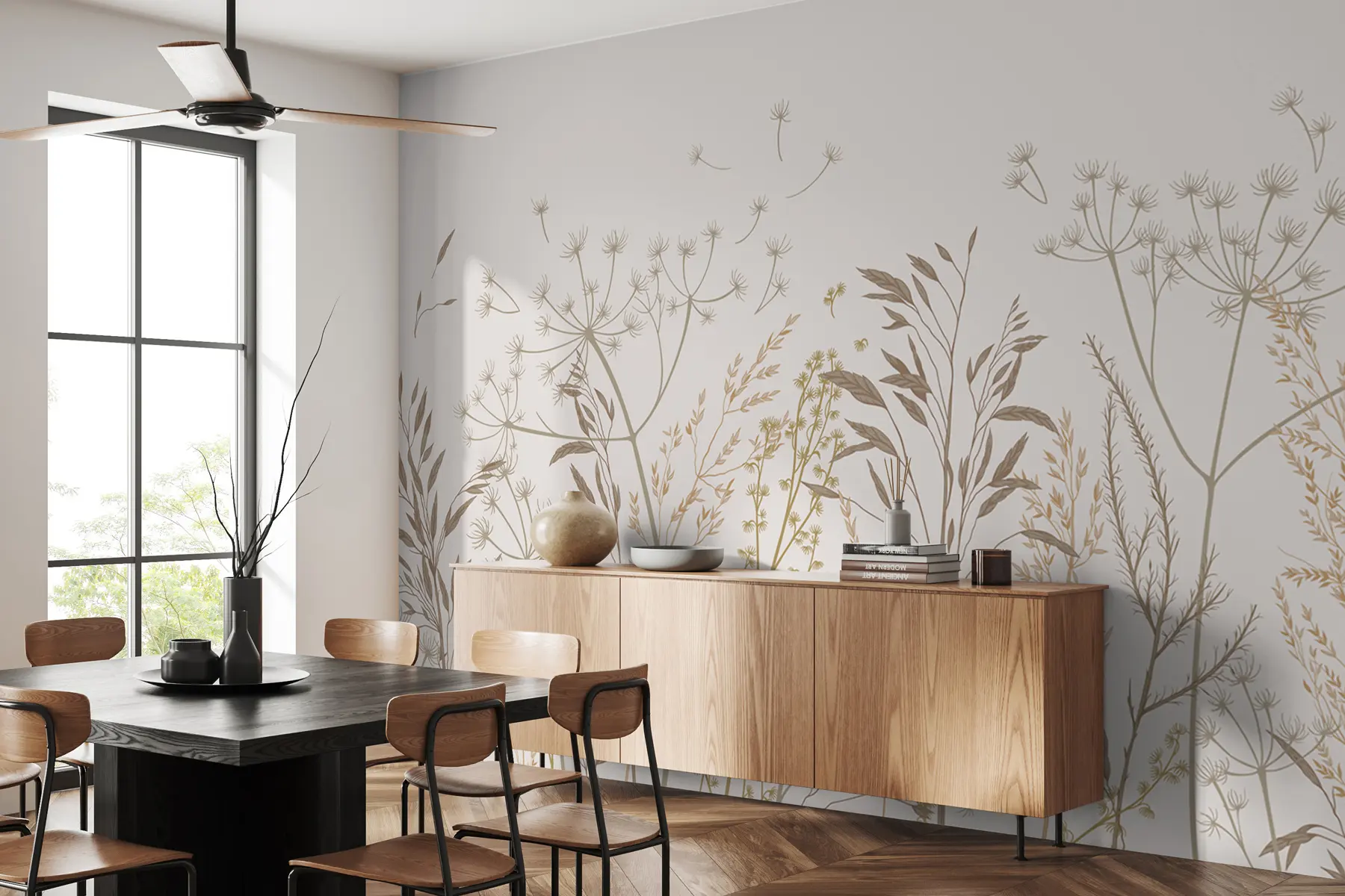 Wall Mural Photo Wallpaper Wild grass u99011