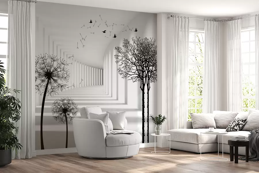 Wall Mural Photo Wallpaper Depth and light u37803d1