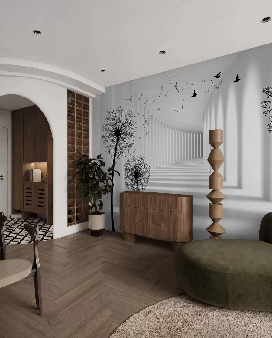 Wall Mural Photo Wallpaper Depth and light u37803d2