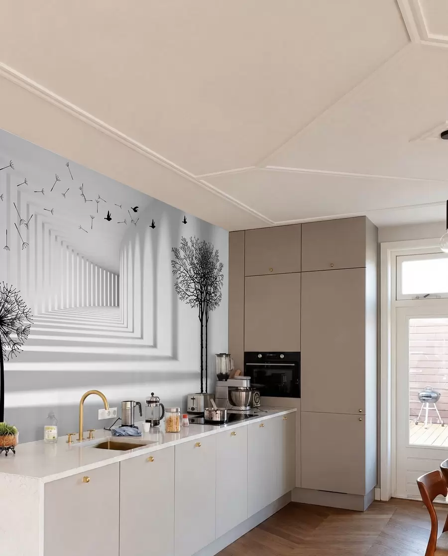 wall murals Depth and light u37803d2