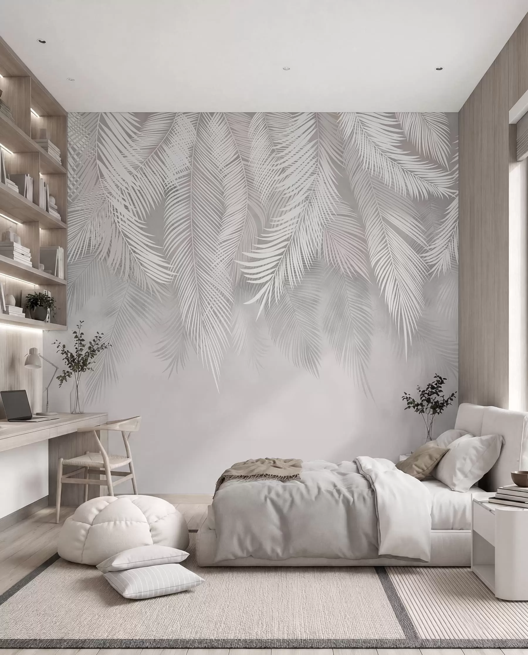 peintures murales Feuilles de palmier suspendues u48556d1