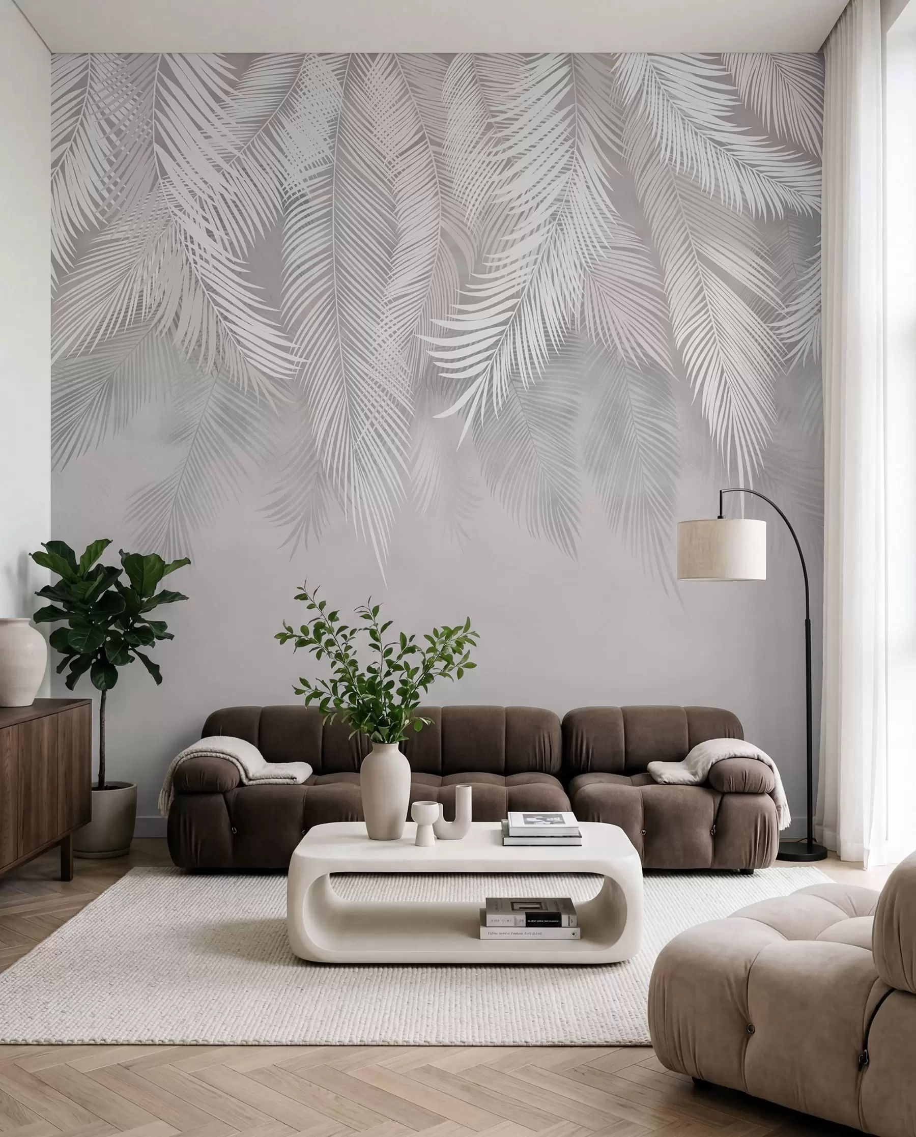 Wall Mural Photo Wallpaper Dangling palm leaves u48556d1