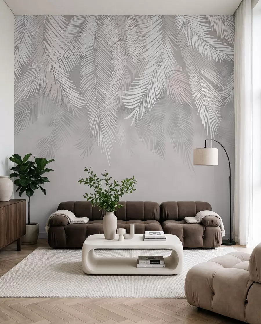 Wall Mural Photo Wallpaper Dangling palm leaves u48556d1