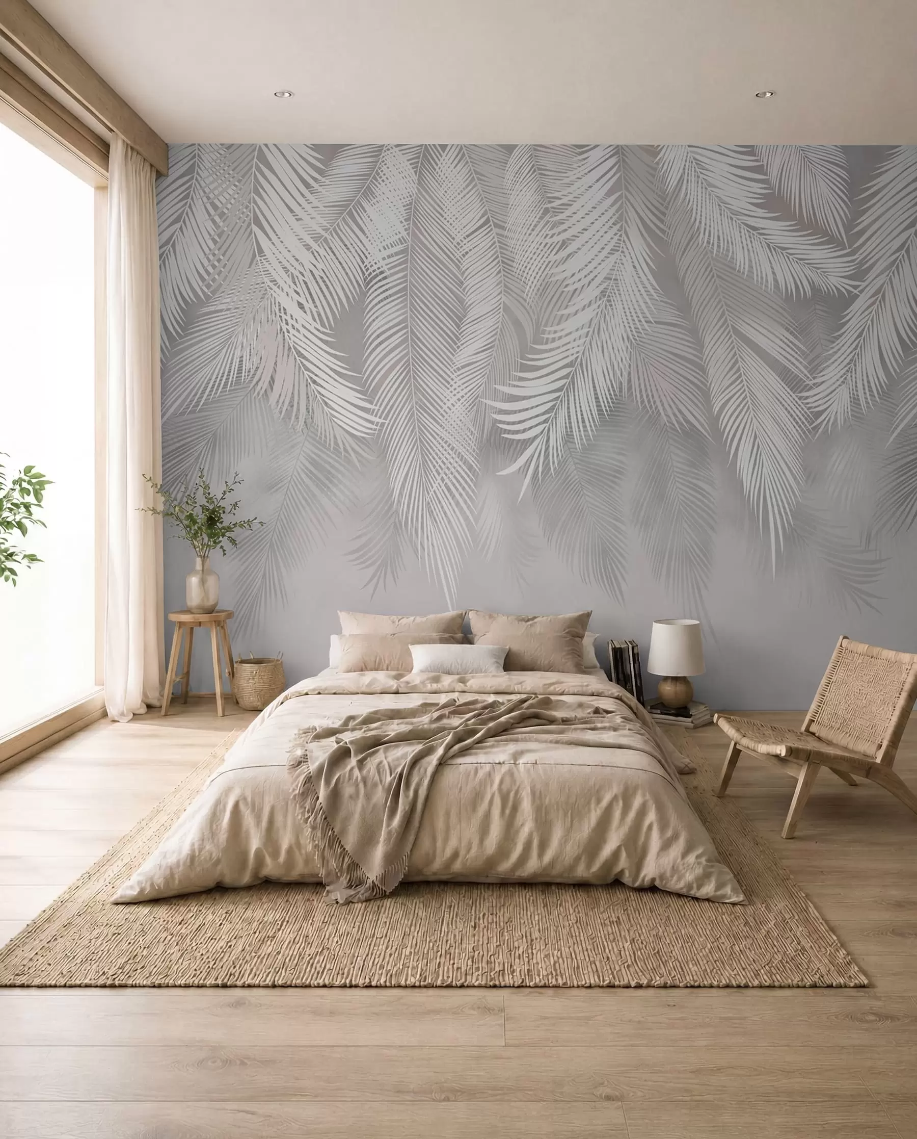 peintures murales Feuilles de palmier suspendues u48556d2