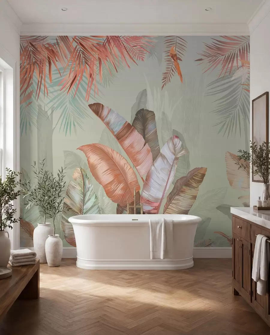 wall murals Tropics and poultry u50468v1d1