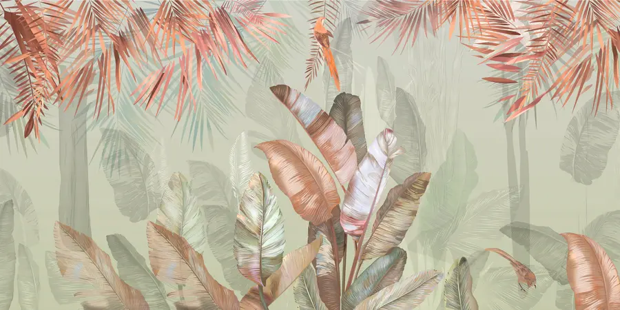 peintures murales Tropiques et volailles u50468v1d2