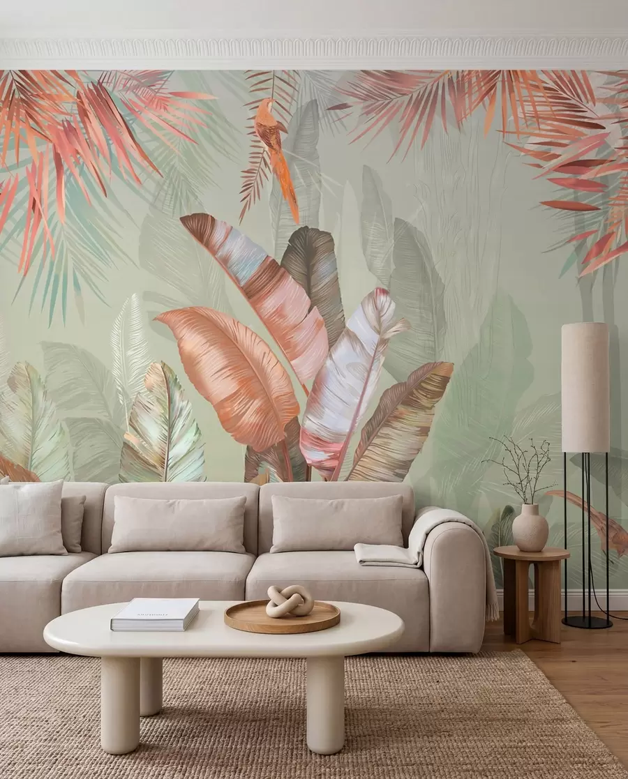 Wall Mural Photo Wallpaper Tropics and poultry u50468v1d2
