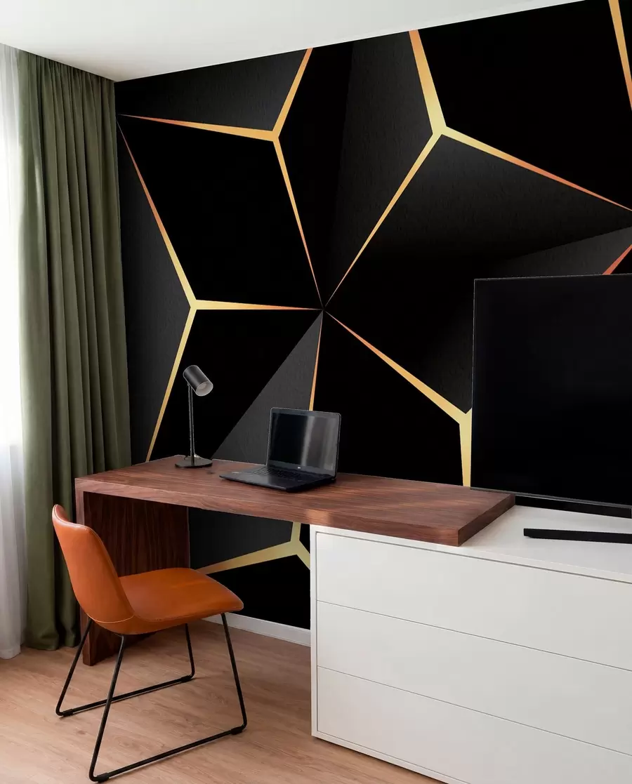 wall murals Black triangle u72104d1