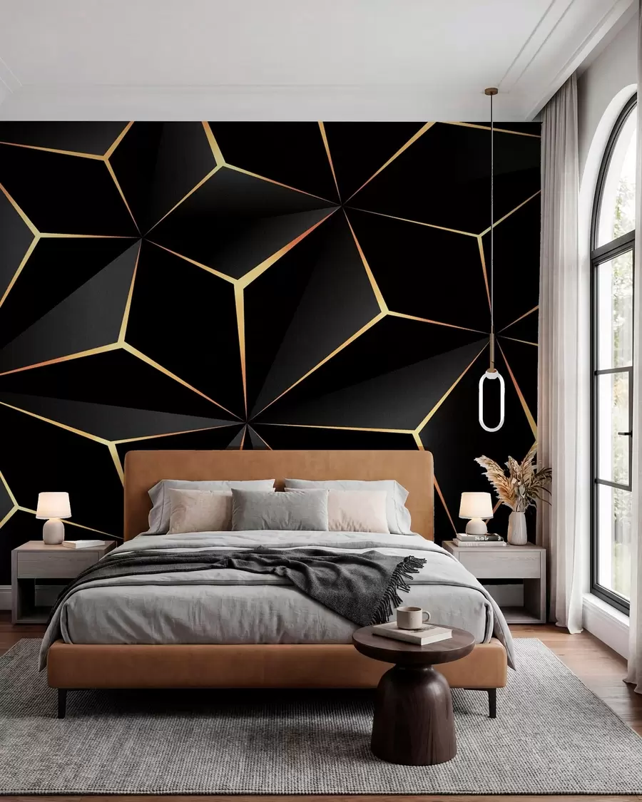 peintures murales Triangle noir u72104d2