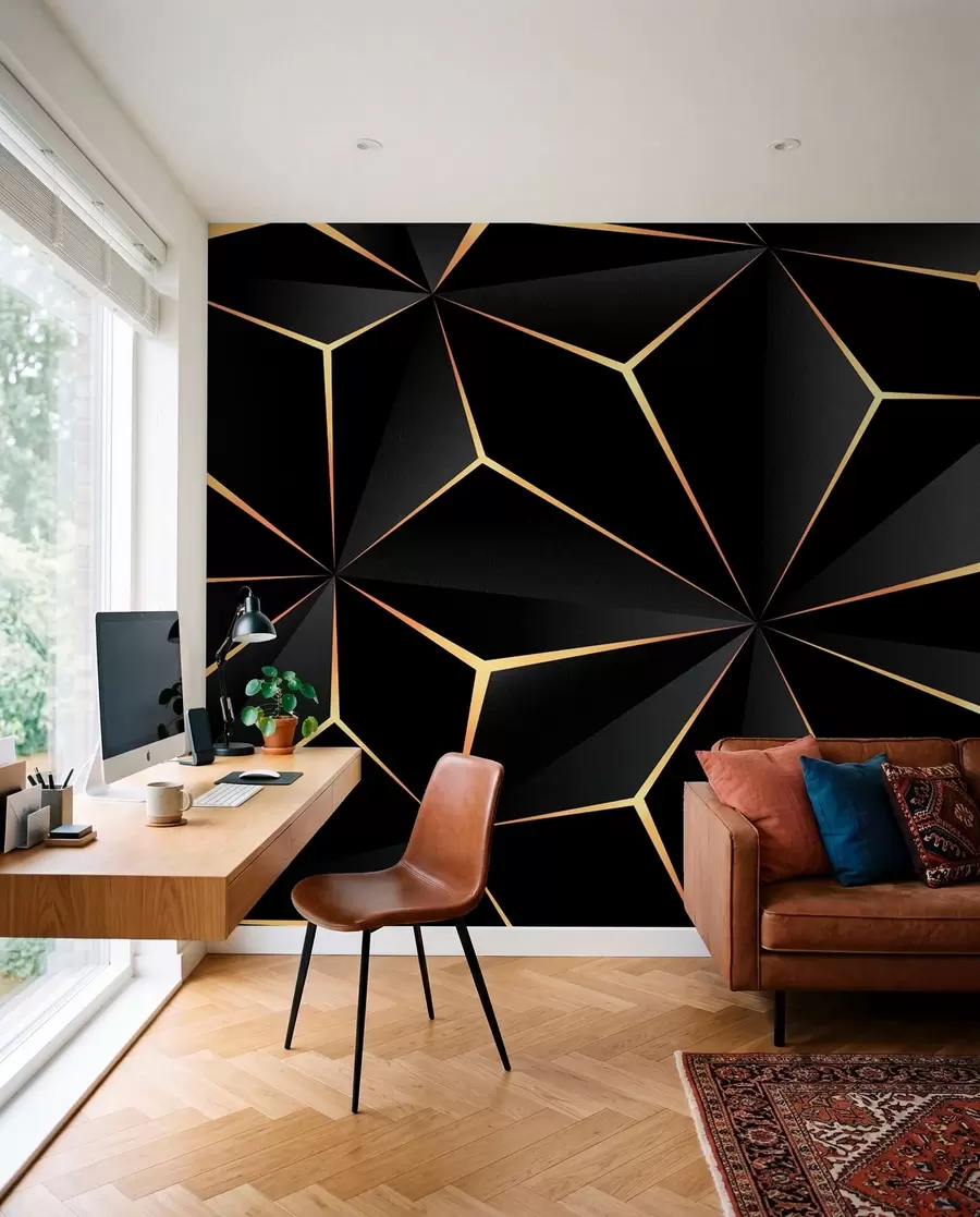 Wall Mural Photo Wallpaper Black triangle u72104d2
