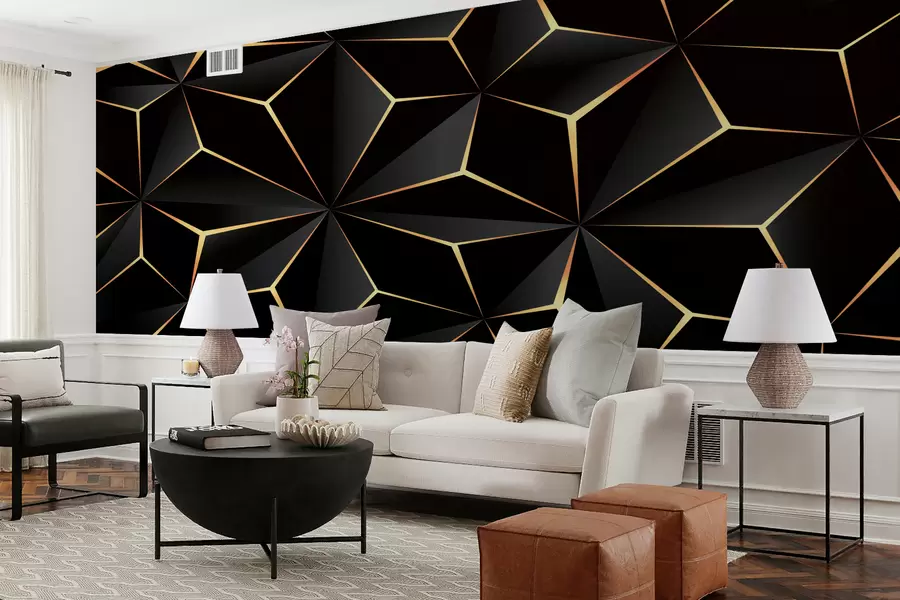 Wall Mural Photo Wallpaper Black triangle u72104d2