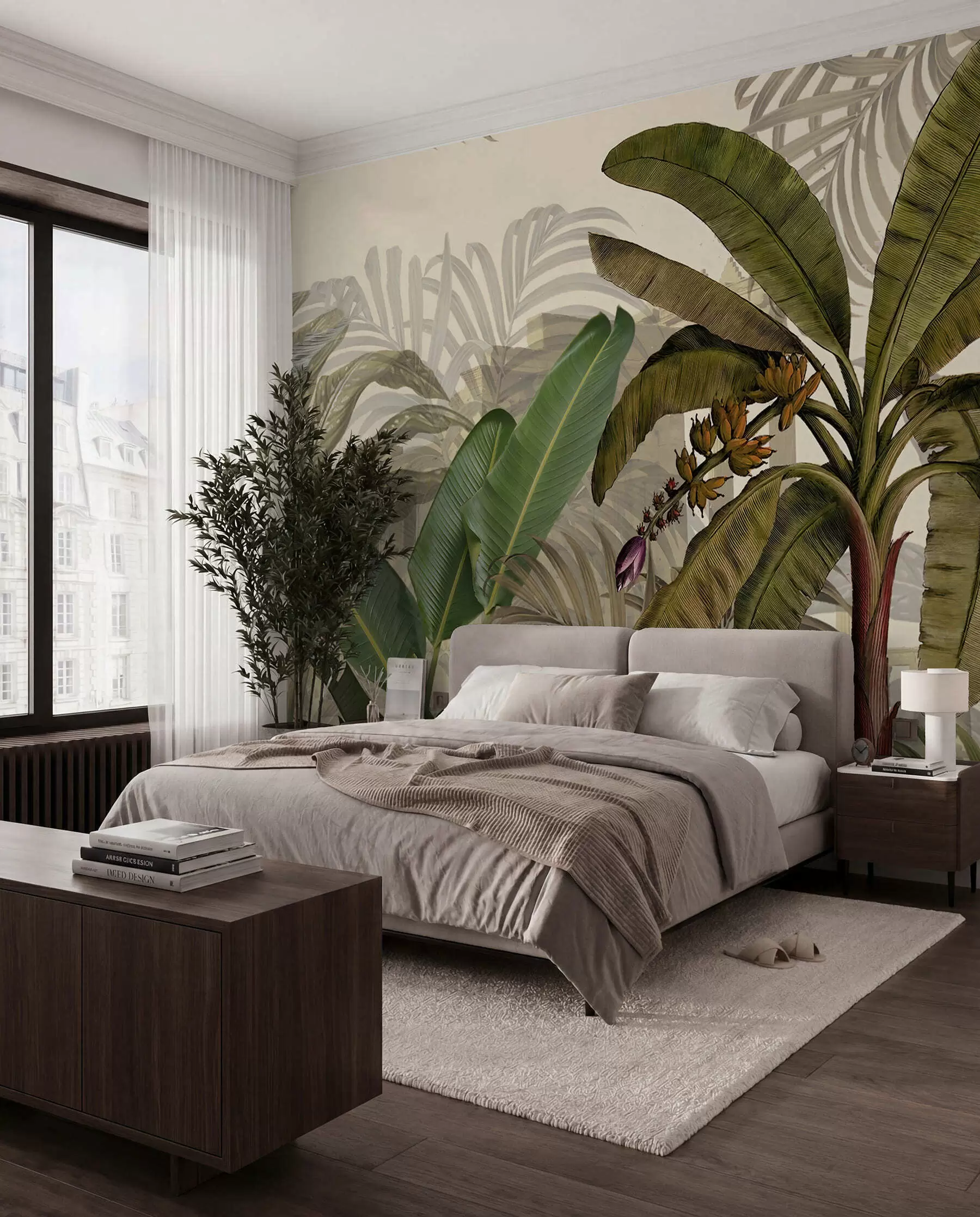 peintures murales Jungle tropicale et feuilles u74748d1