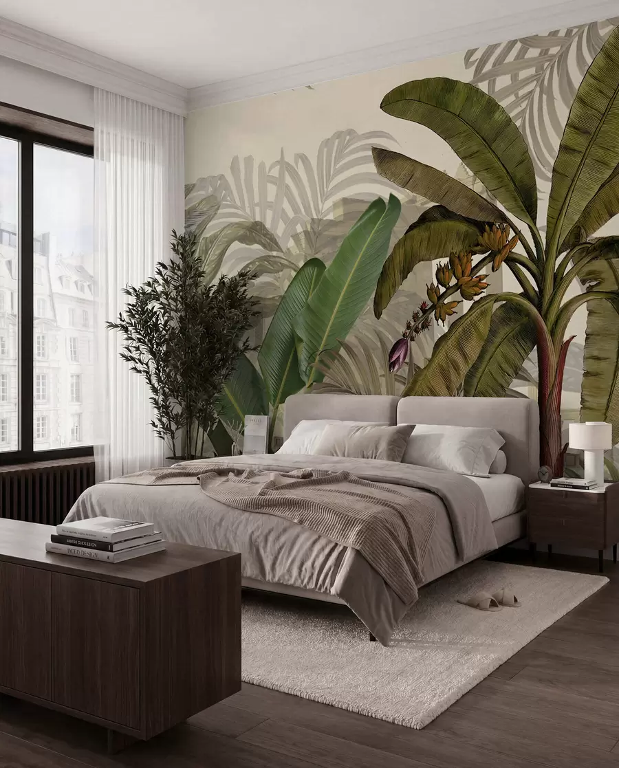 peintures murales Jungle tropicale et feuilles u74748d1